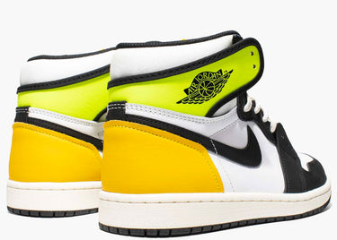 JORDAN 1 RETRO HIGH WHITE BLACK VOLT UNIVERSITY GOLD