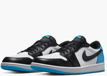 JORDAN 1 RETRO LOW OG BLACK DARK POWDER BLUE