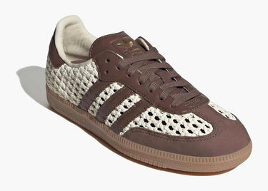 ADIDAS SAMBA OG BASKETWEAVE CREAM WHITE EARTH STRATA (W)