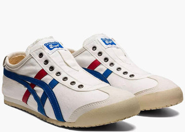 ONITSUKA TIGER MEXICO 66 SLIP-ON WHITE BLUE RED