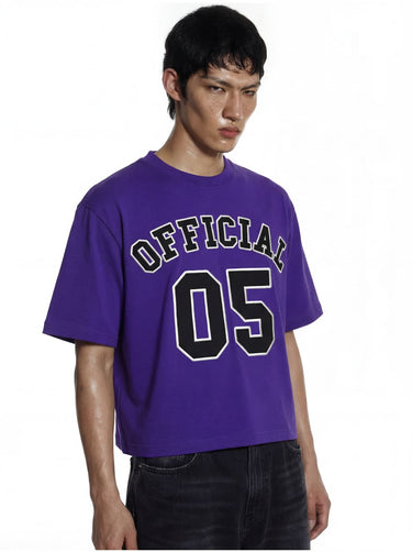 COLLEGE PURPLE TEE