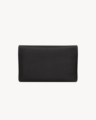 Pochette Saint Laurent Envelope grande CASSANDRE in pelle di agnello black