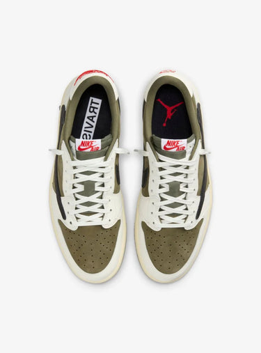 JORDAN 1 LOW TRAVIS SCOTT MEDIUM OLIVE