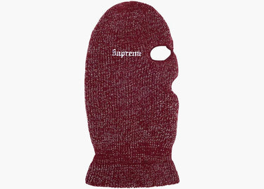 SUPREME LUREX BALACLAVA BURGUNDY