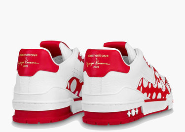LOUIS VUITTON LV TRAINER YAYOI KUSAMA RED WHITE