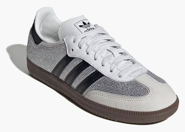 SAMBA OG RHINESTONE CRYSTAL WHITE SILVER (W)