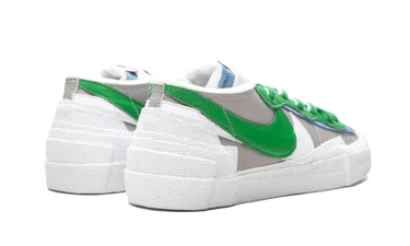 NIKE BLAZER LOW SACAI MEDIUM GREY CLASSIC GREEN