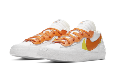 NIKE BLAZER LOW SACAI WHITE MAGMA ORANGE
