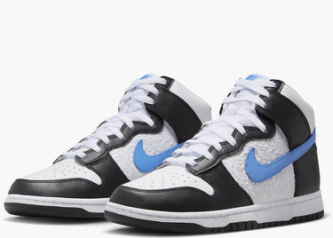 DUNK HIGH FLC BLACK UNIVERSITY BLUE WHITE