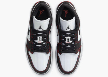 JORDAN 1 LOW UTILITY WHITE BLACK GYM RED (W)