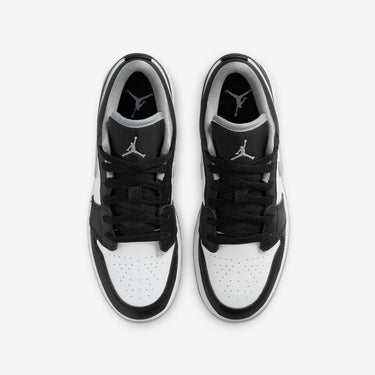 JORDAN 1 LOW BLACK WHITE GREY (GS)