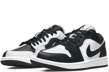 JORDAN 1 LOW SE HOMAGE SPLIT WHITE BLACK (W)