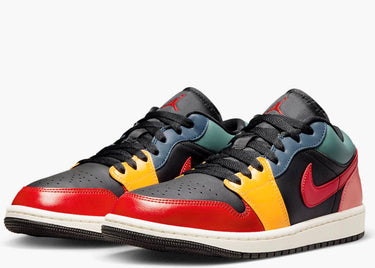 JORDAN 1 LOW SE BLACK MULTI-COLOR (W)