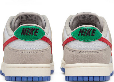 NIKE DUNK LOW LIGHT IRON ORE RED BLUE