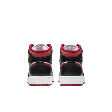 JORDAN 1 MID GYM RED BLACK WHITE