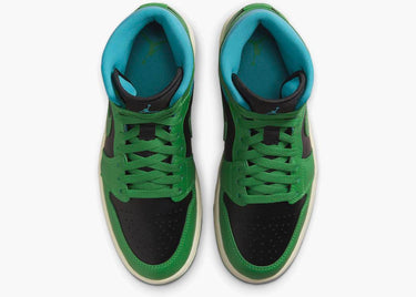 JORDAN 1 MID LUCKY GREEN AQUATONE (W)