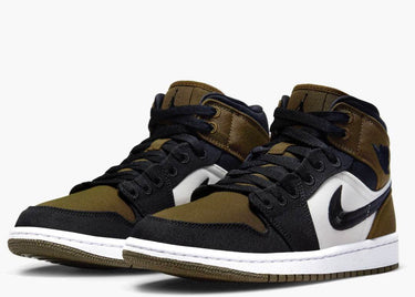 JORDAN 1 MID OLIVE TOE (W)