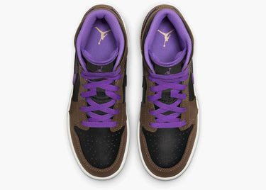 JORDAN 1 MID PURPLE MOCHA (GS)
