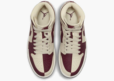 JORDAN 1 MID SE SPLIT BEACH CHERRYWOOD RED (W)