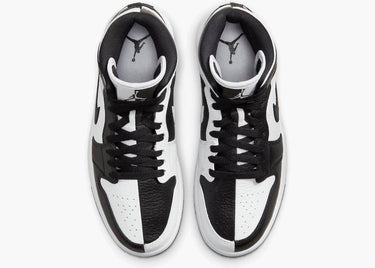 JORDAN 1 MID SPLIT BLACK WHITE (W)