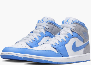 JORDAN 1 MID UNIVERSITY BLUE GREY