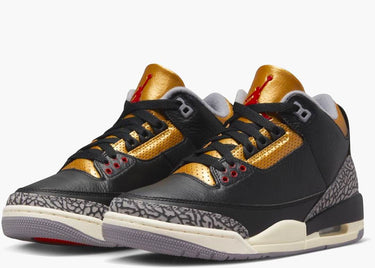 JORDAN 3 RETRO BLACK CEMENT GOLD (W)