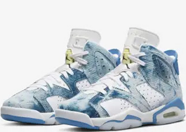 JORDAN 6 RETRO WASHED DENIM (2022) (GS)